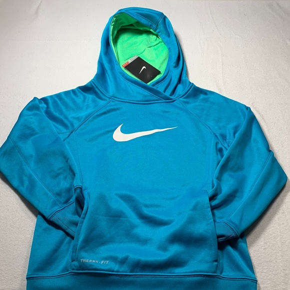 NWT - Nike Therma-Fit Hoodie - Size Kids Medium - Picture 1 of 7
